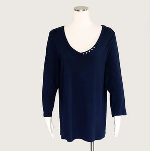 Karen Scott Woman Accent Sweater